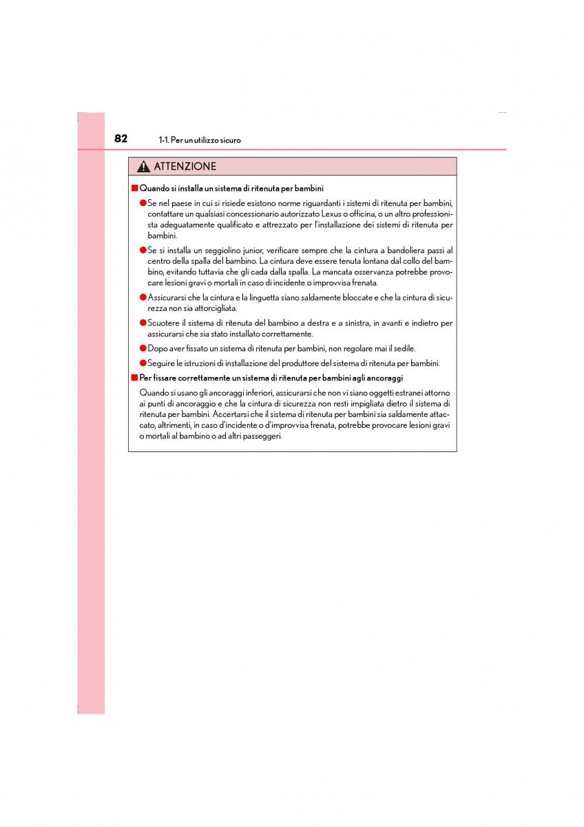 Lexus LS460 IV 4 manuale del proprietario / page 82