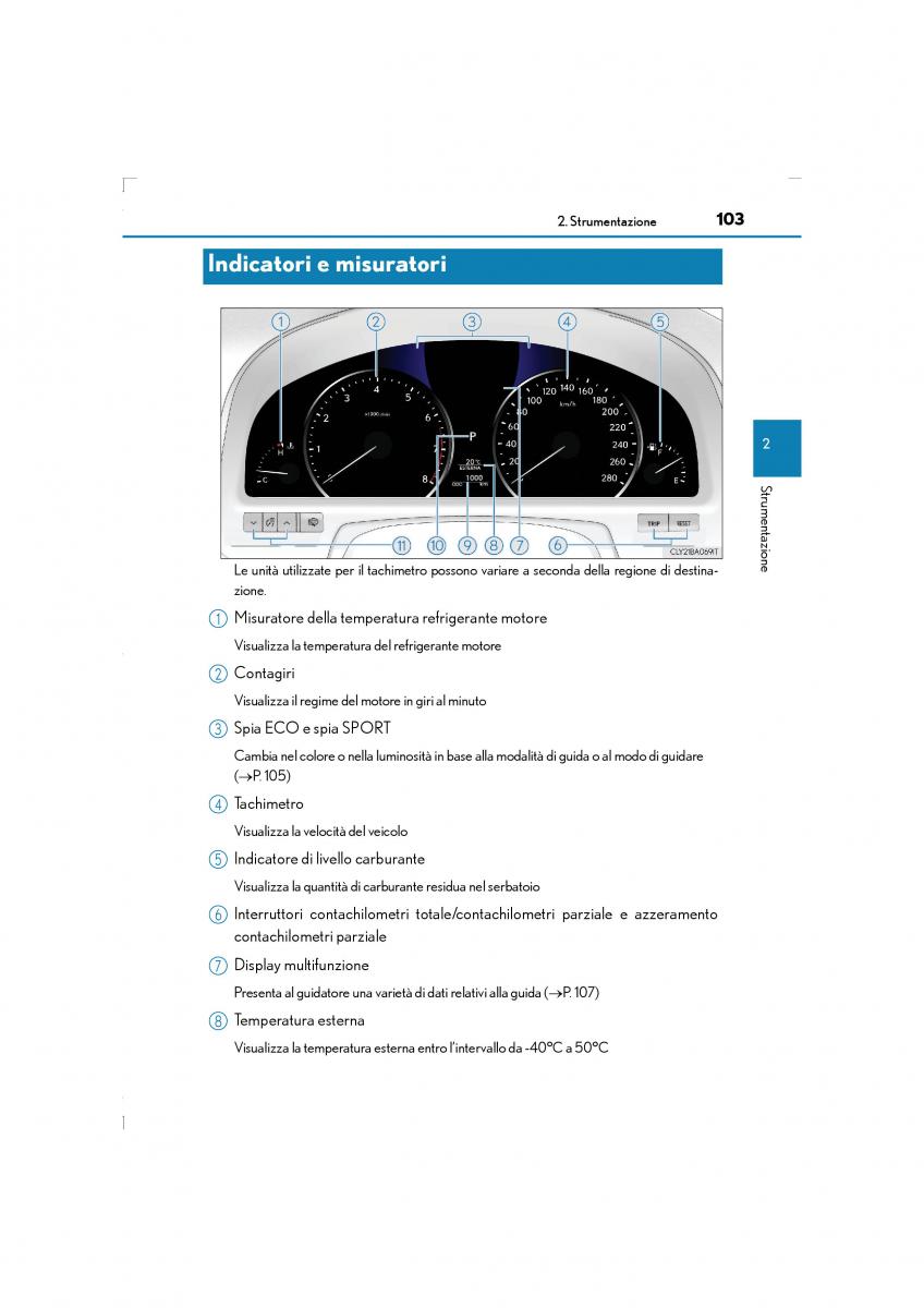 Lexus LS460 IV 4 manuale del proprietario / page 103