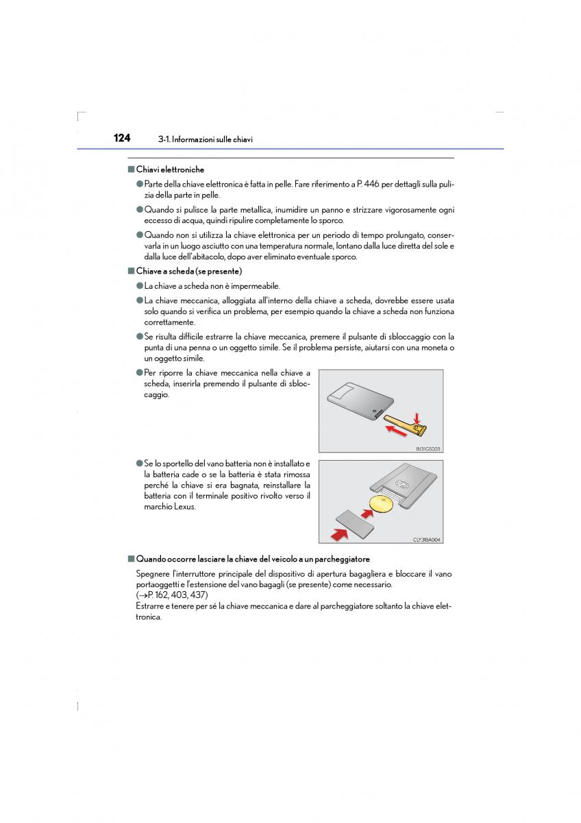 Lexus LS460 IV 4 manuale del proprietario / page 124