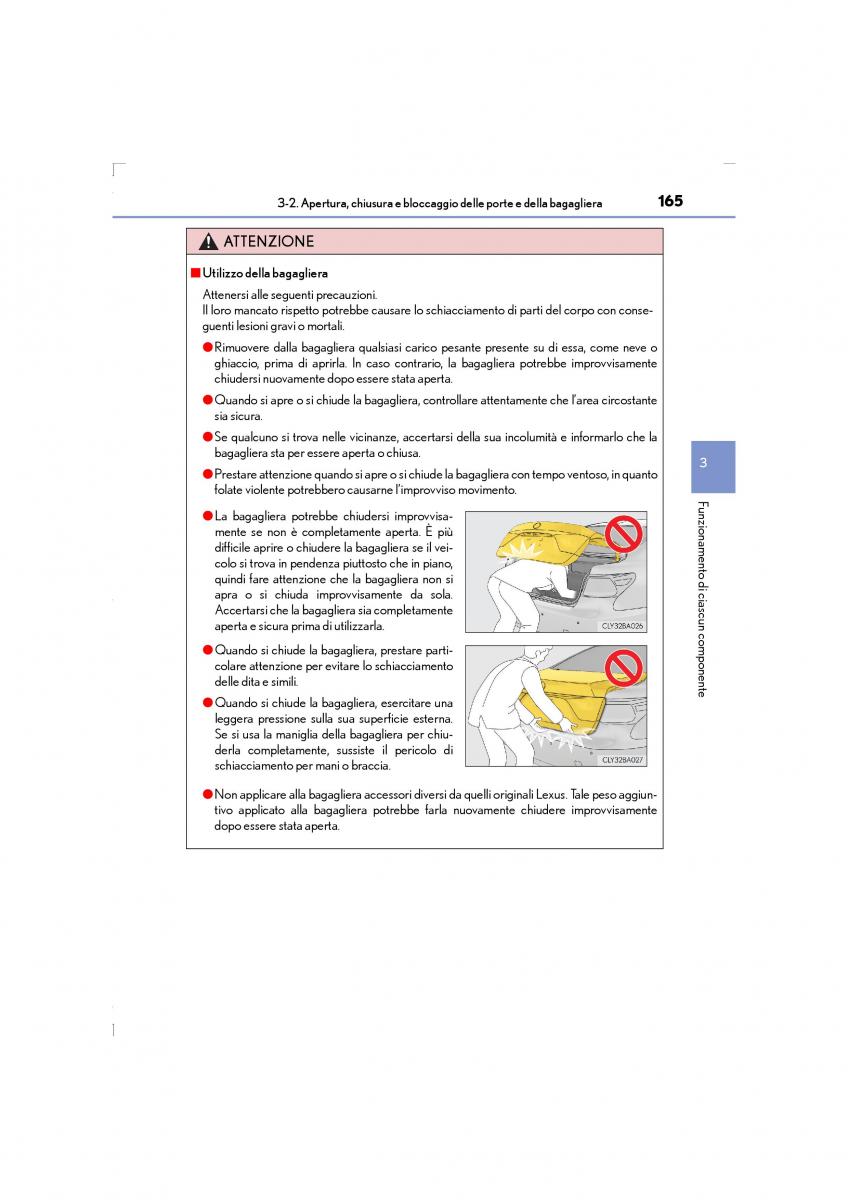 Lexus LS460 IV 4 manuale del proprietario / page 165