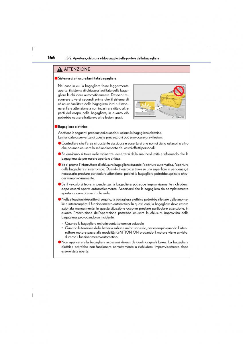 Lexus LS460 IV 4 manuale del proprietario / page 166