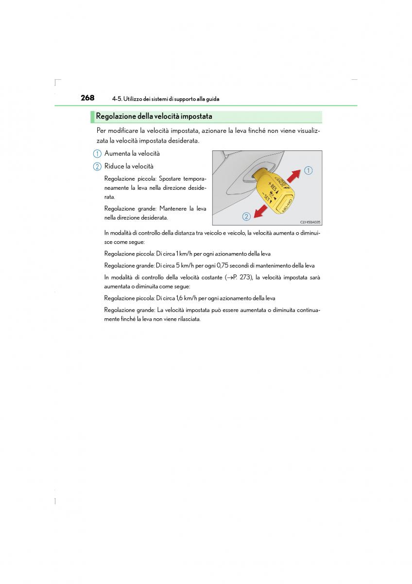 Lexus LS460 IV 4 manuale del proprietario / page 268