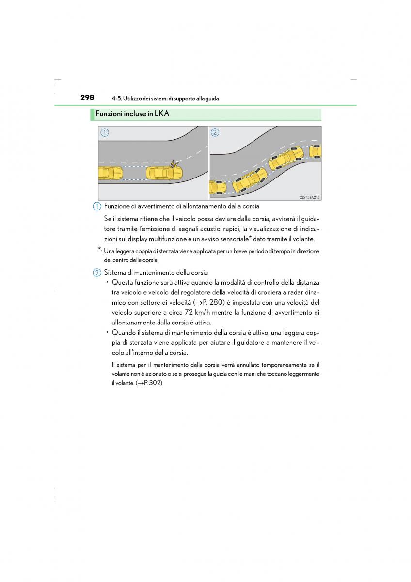 Lexus LS460 IV 4 manuale del proprietario / page 298