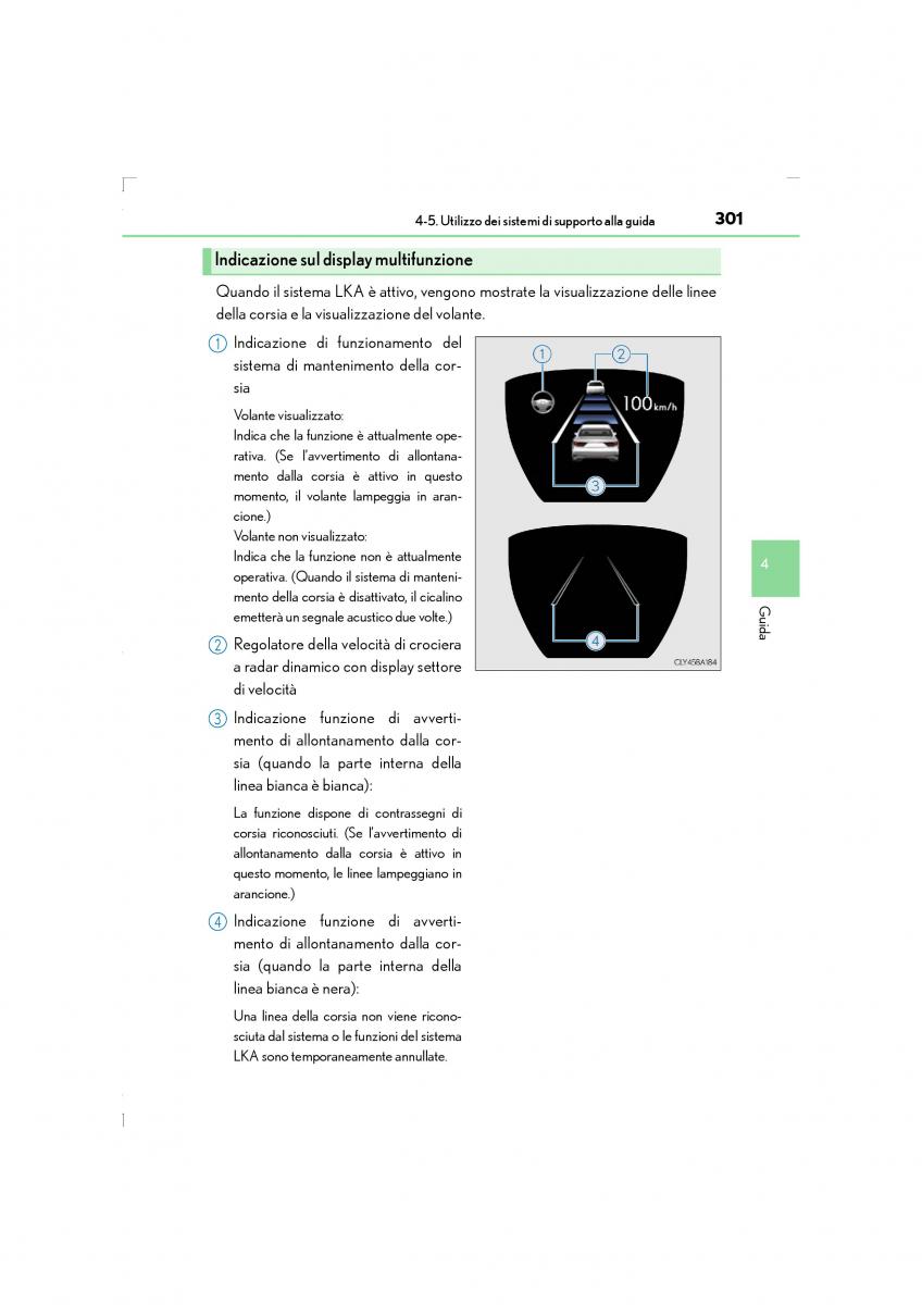 Lexus LS460 IV 4 manuale del proprietario / page 301