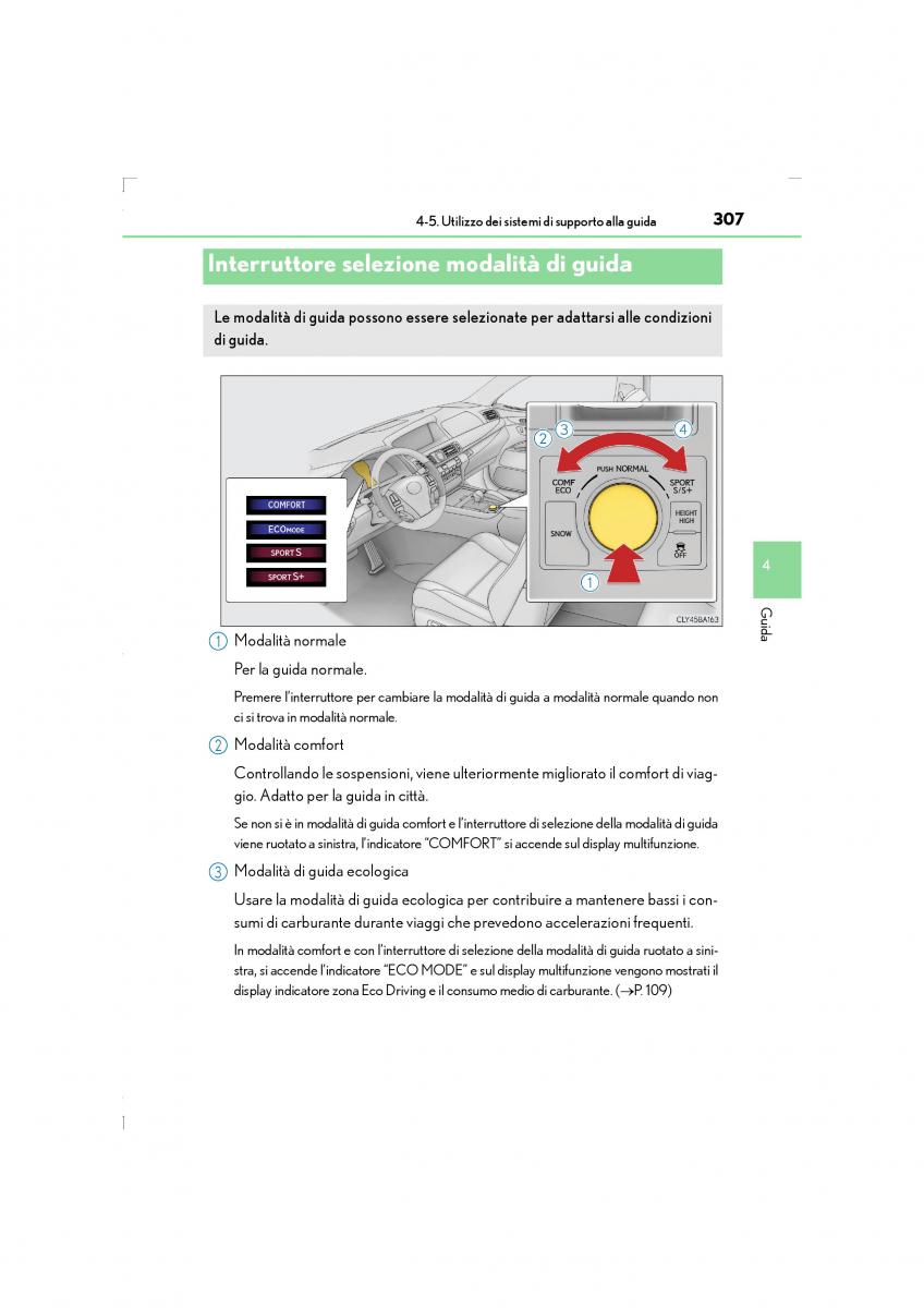 Lexus LS460 IV 4 manuale del proprietario / page 307