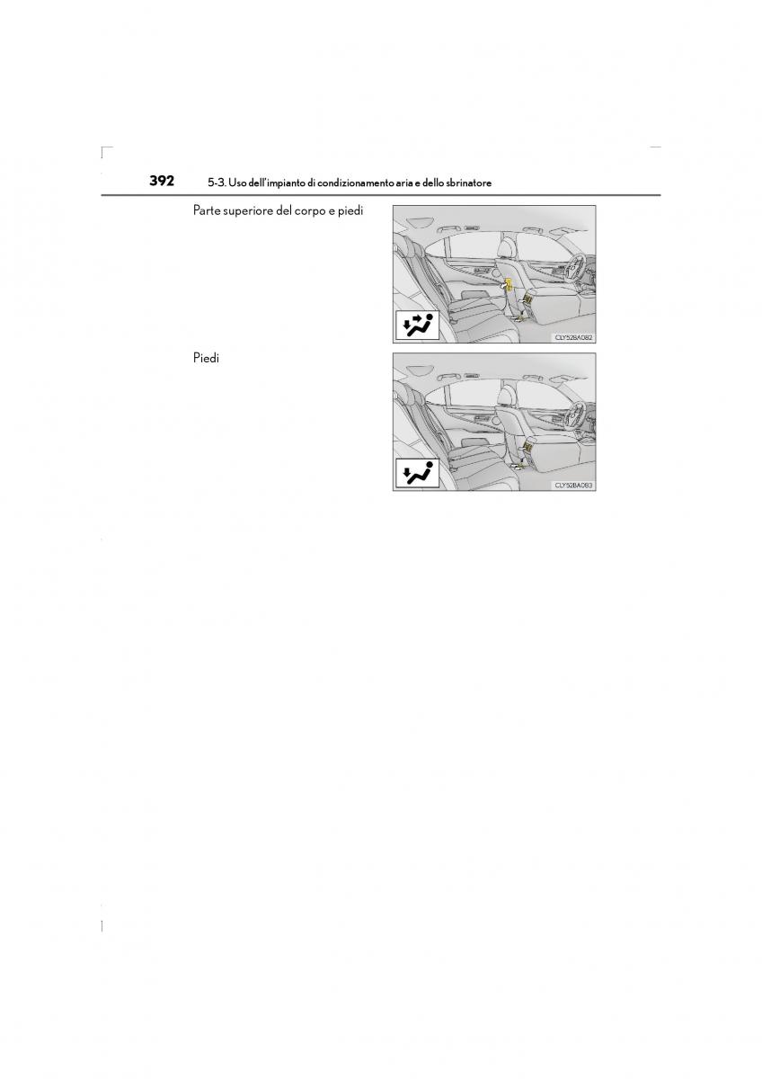 Lexus LS460 IV 4 manuale del proprietario / page 392