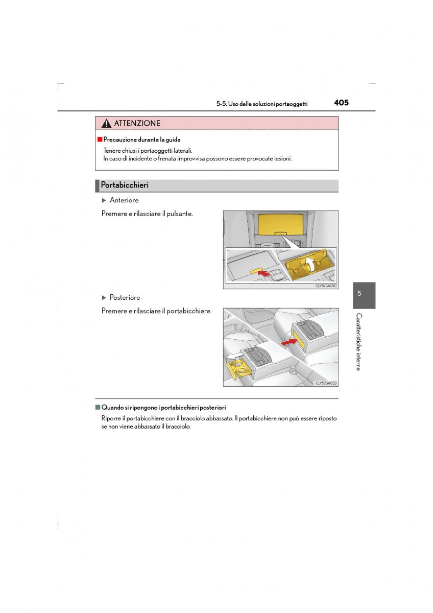 Lexus LS460 IV 4 manuale del proprietario / page 405