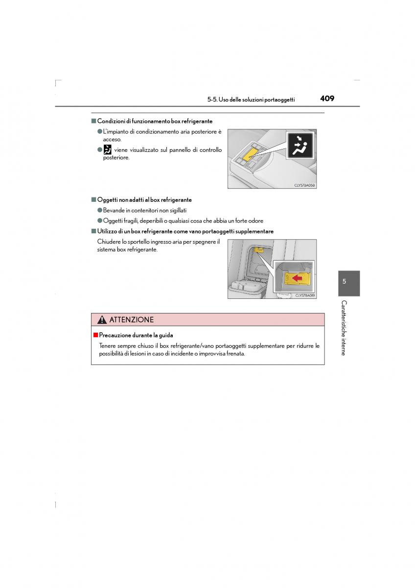 Lexus LS460 IV 4 manuale del proprietario / page 409