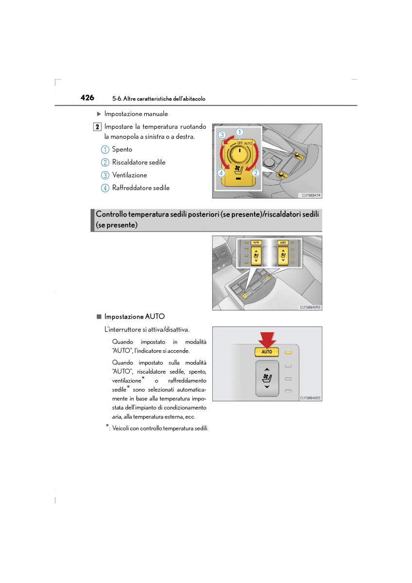 Lexus LS460 IV 4 manuale del proprietario / page 426