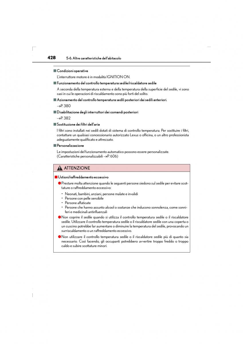 Lexus LS460 IV 4 manuale del proprietario / page 428