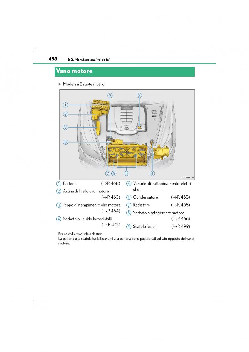 Lexus LS460 IV 4 manuale del proprietario / page 458