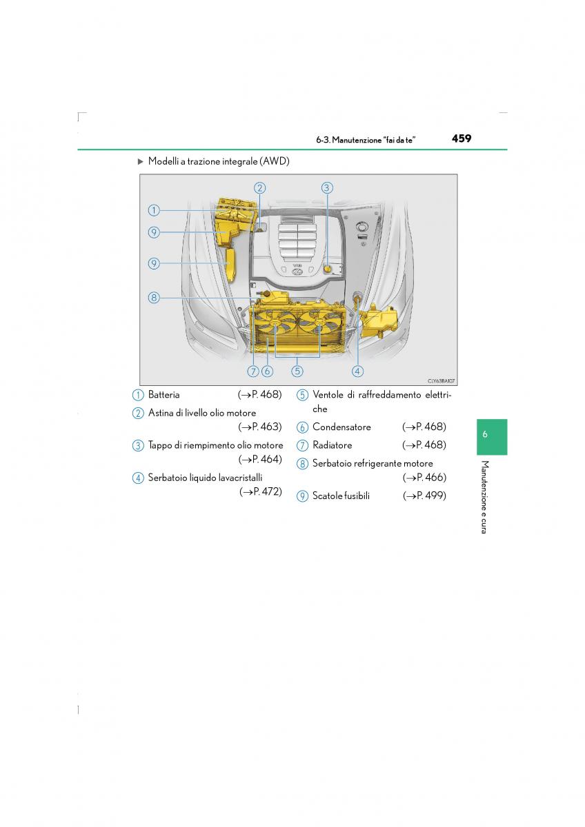 Lexus LS460 IV 4 manuale del proprietario / page 459