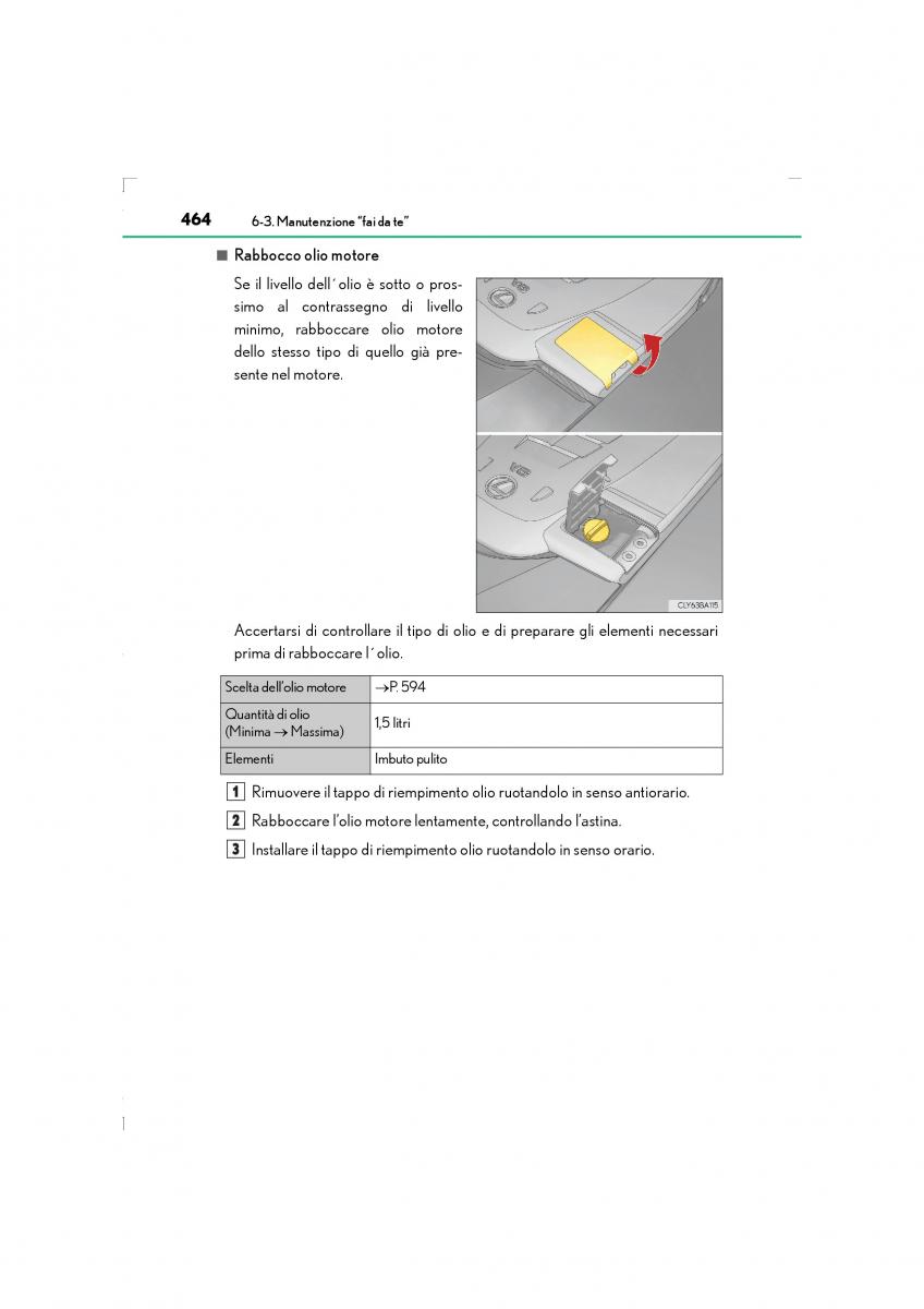 Lexus LS460 IV 4 manuale del proprietario / page 464