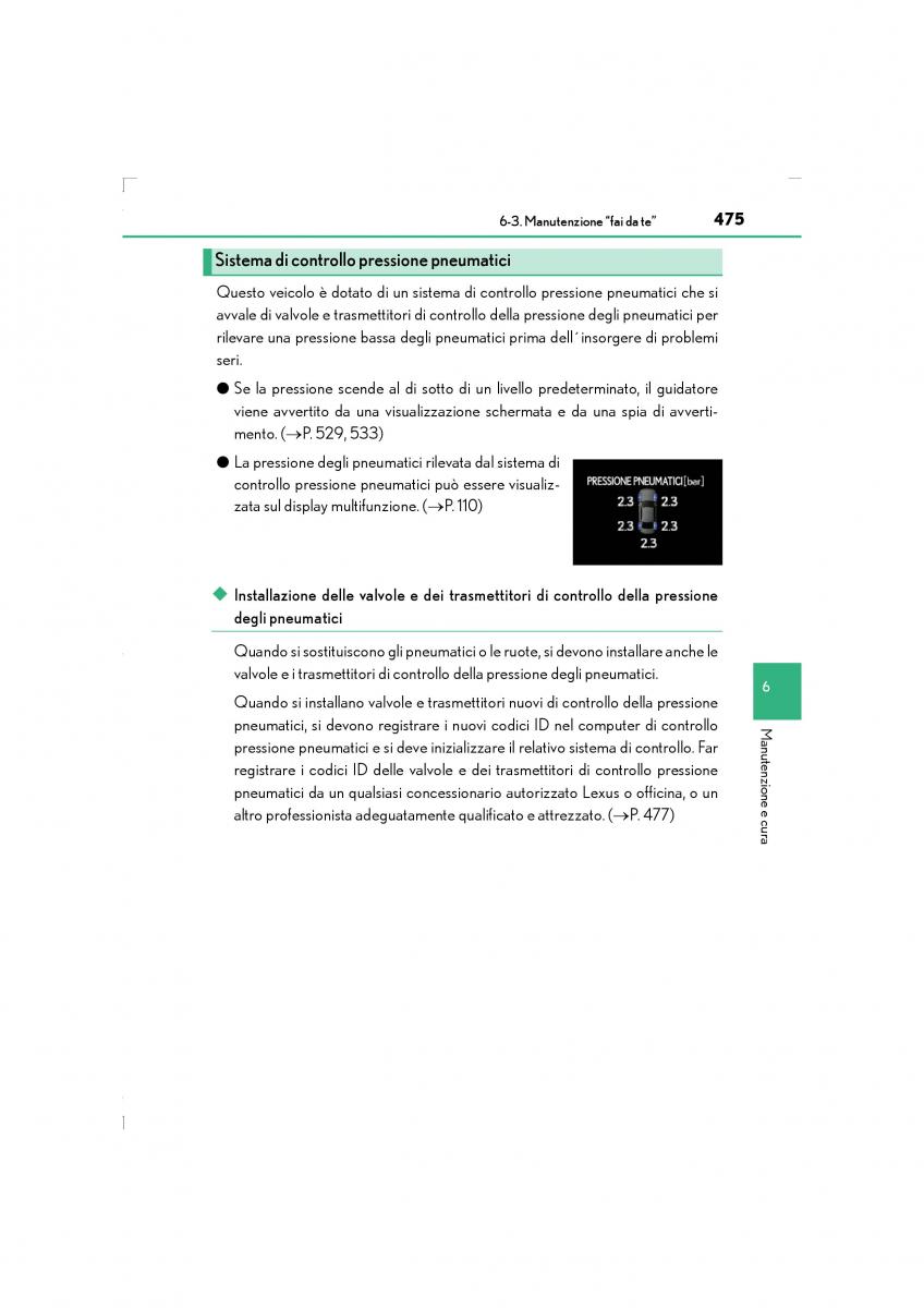 Lexus LS460 IV 4 manuale del proprietario / page 475