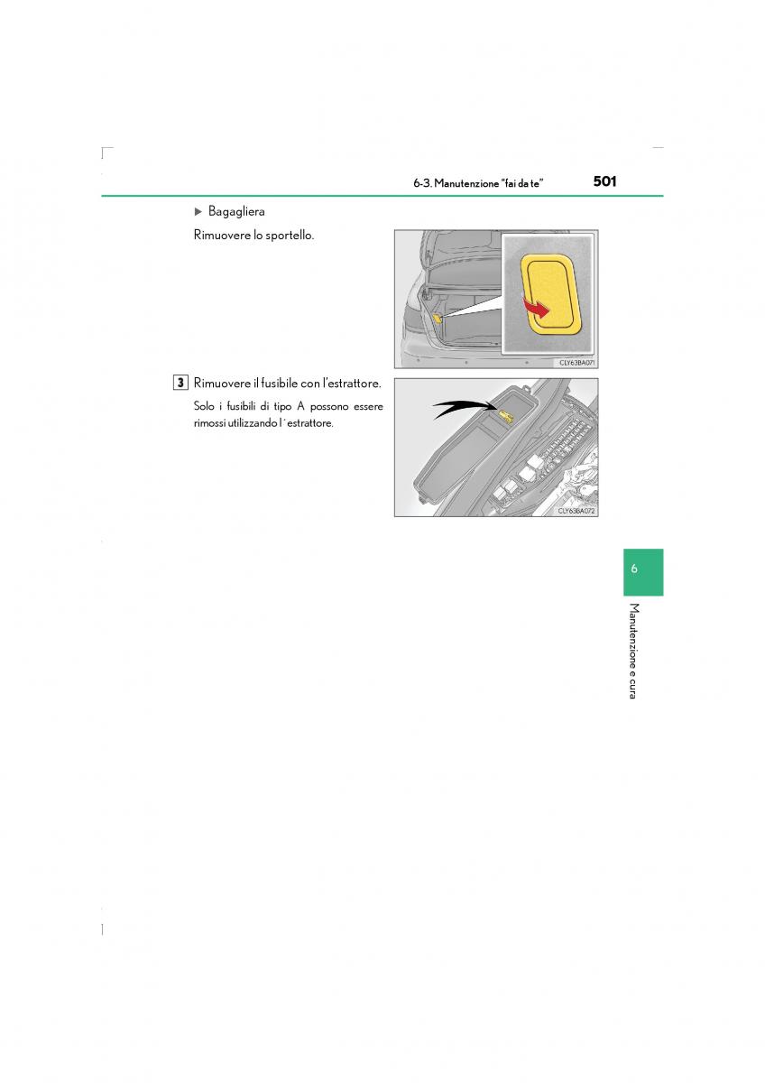 Lexus LS460 IV 4 manuale del proprietario / page 501