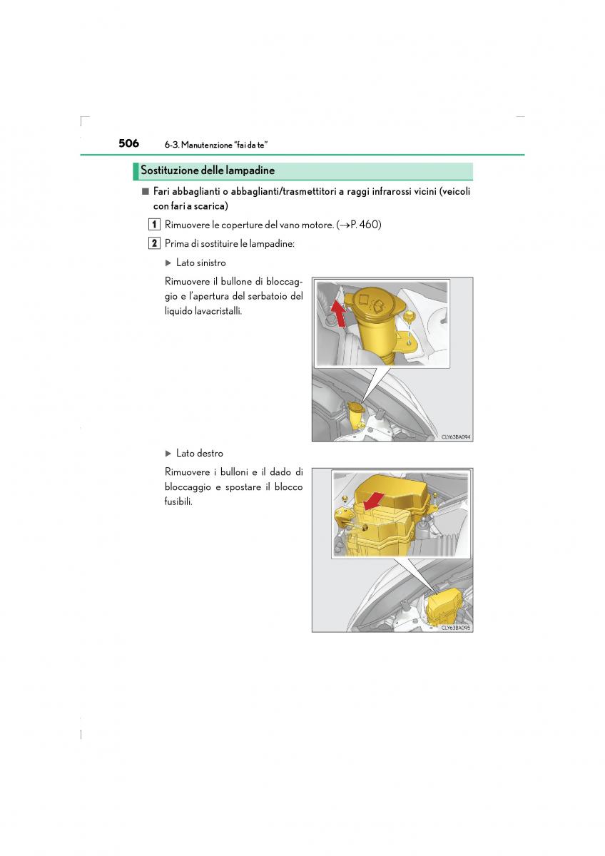 Lexus LS460 IV 4 manuale del proprietario / page 506