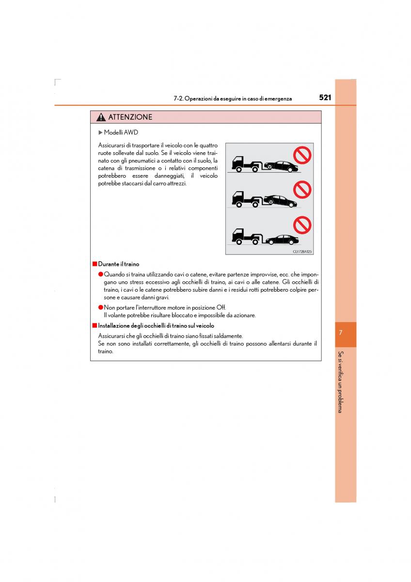 Lexus LS460 IV 4 manuale del proprietario / page 521