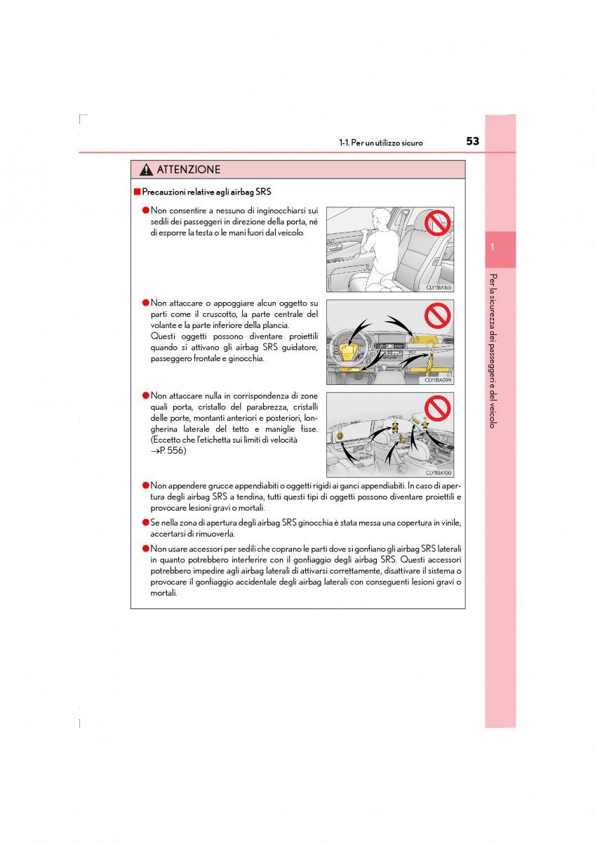 Lexus LS460 IV 4 manuale del proprietario / page 53