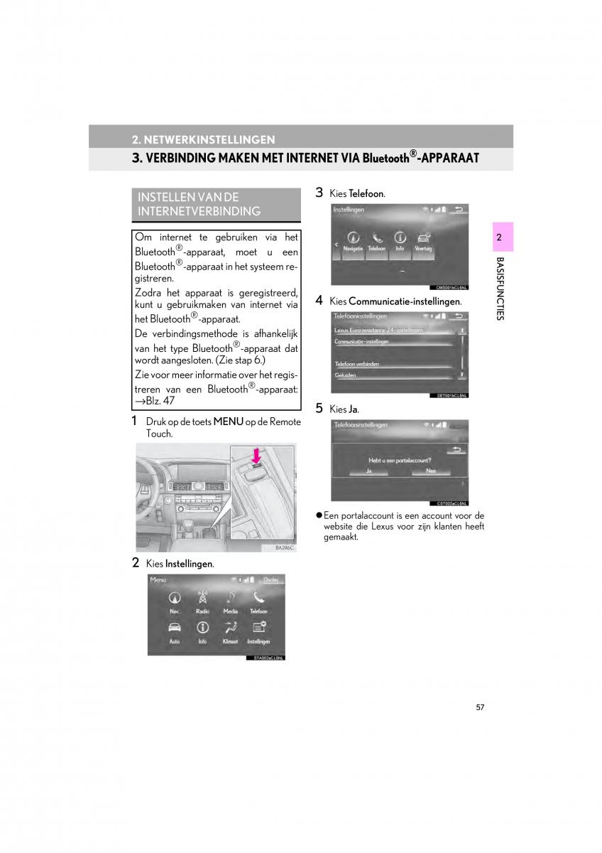 Lexus LS460 IV 4 handleiding / page 57