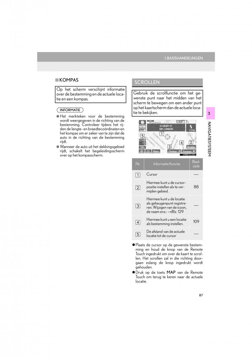 Lexus LS460 IV 4 handleiding / page 87