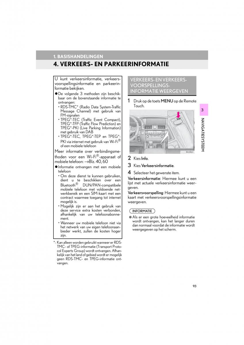 Lexus LS460 IV 4 handleiding / page 93