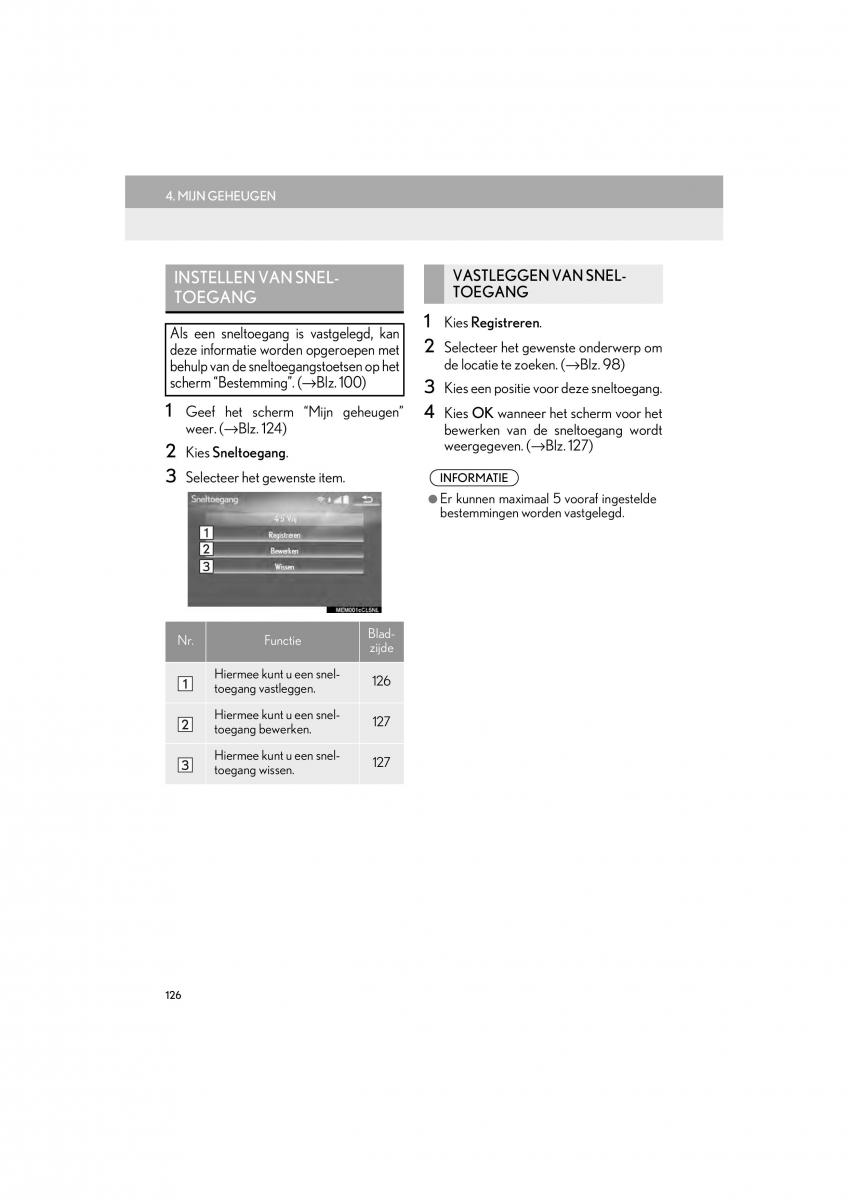 Lexus LS460 IV 4 handleiding / page 126