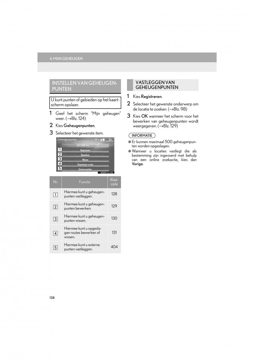 Lexus LS460 IV 4 handleiding / page 128