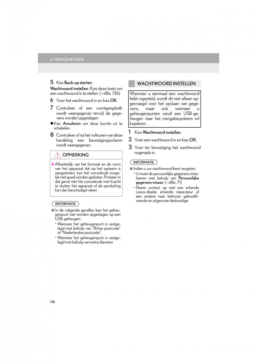 Lexus LS460 IV 4 handleiding / page 136