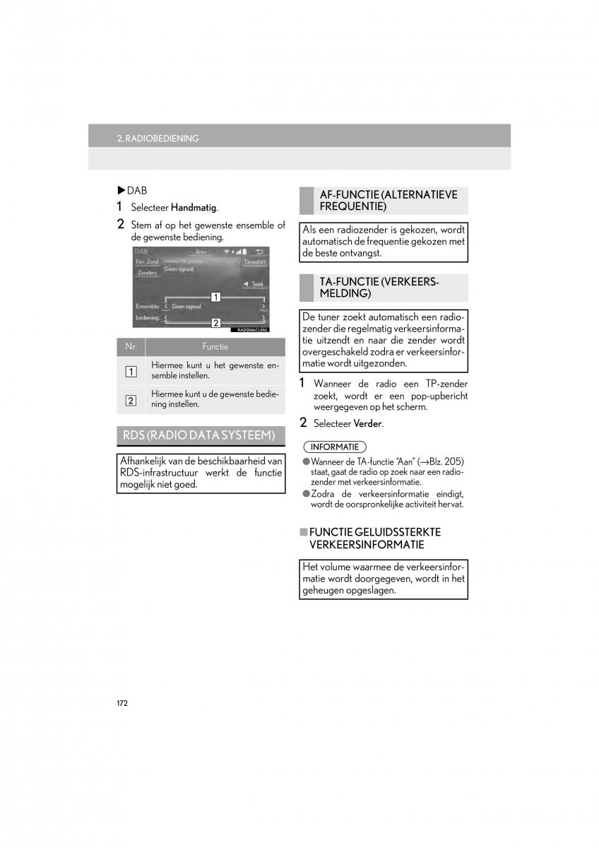 Lexus LS460 IV 4 handleiding / page 172