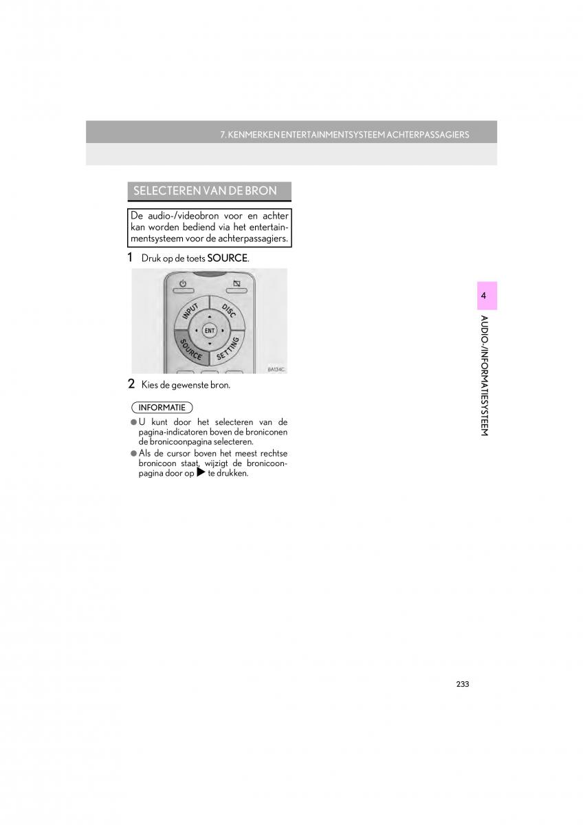 Lexus LS460 IV 4 handleiding / page 233