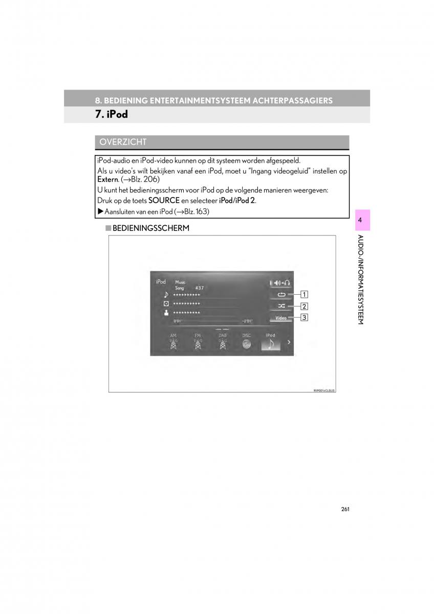 Lexus LS460 IV 4 handleiding / page 261