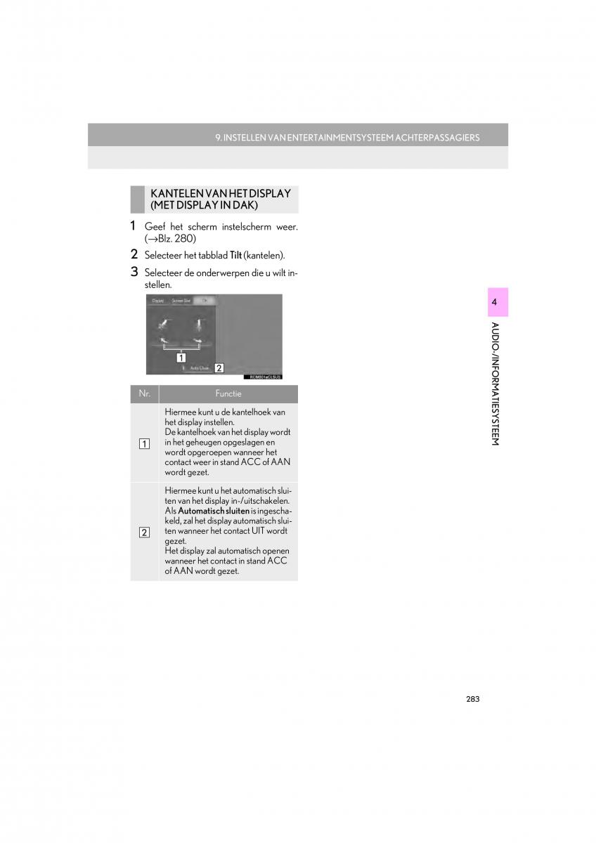 Lexus LS460 IV 4 handleiding / page 283