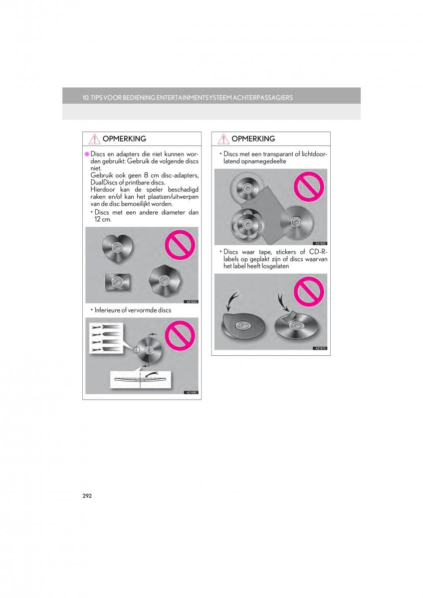 Lexus LS460 IV 4 handleiding / page 292