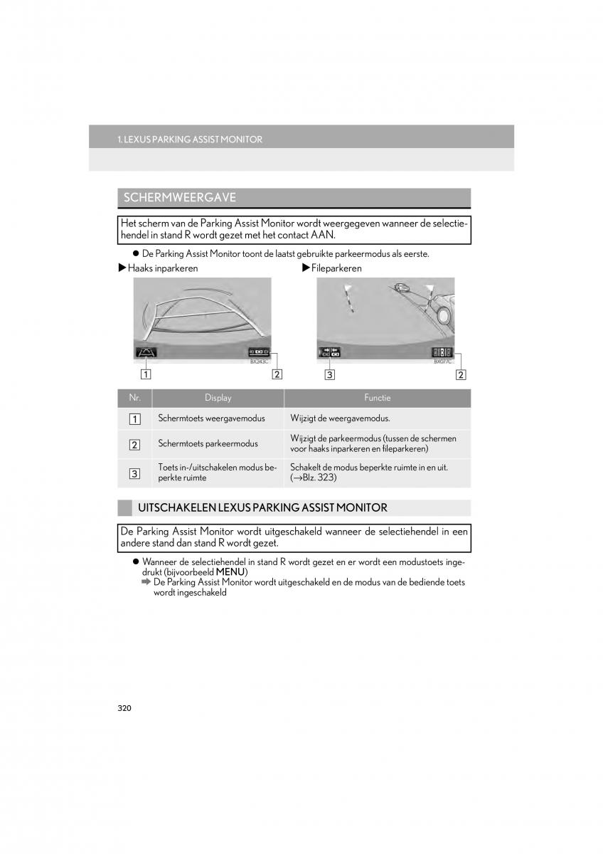 Lexus LS460 IV 4 handleiding / page 320