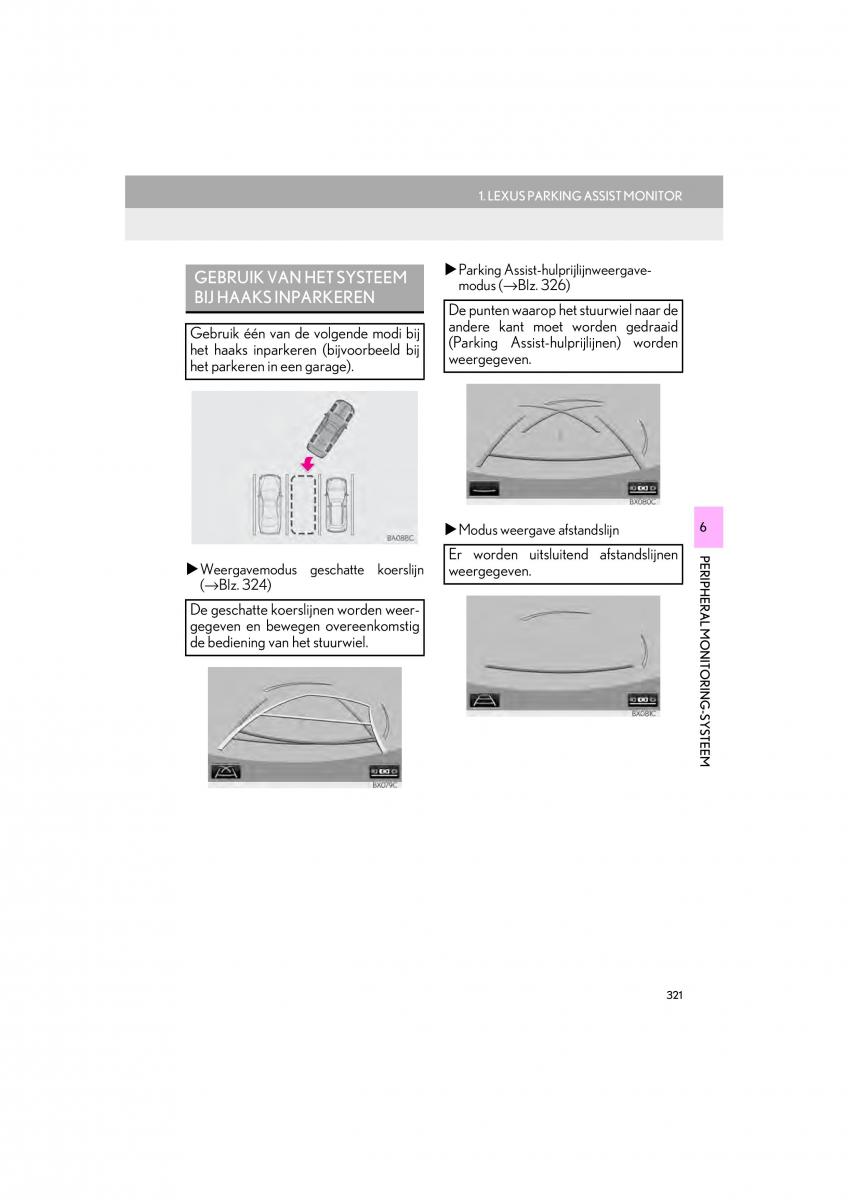 Lexus LS460 IV 4 handleiding / page 321