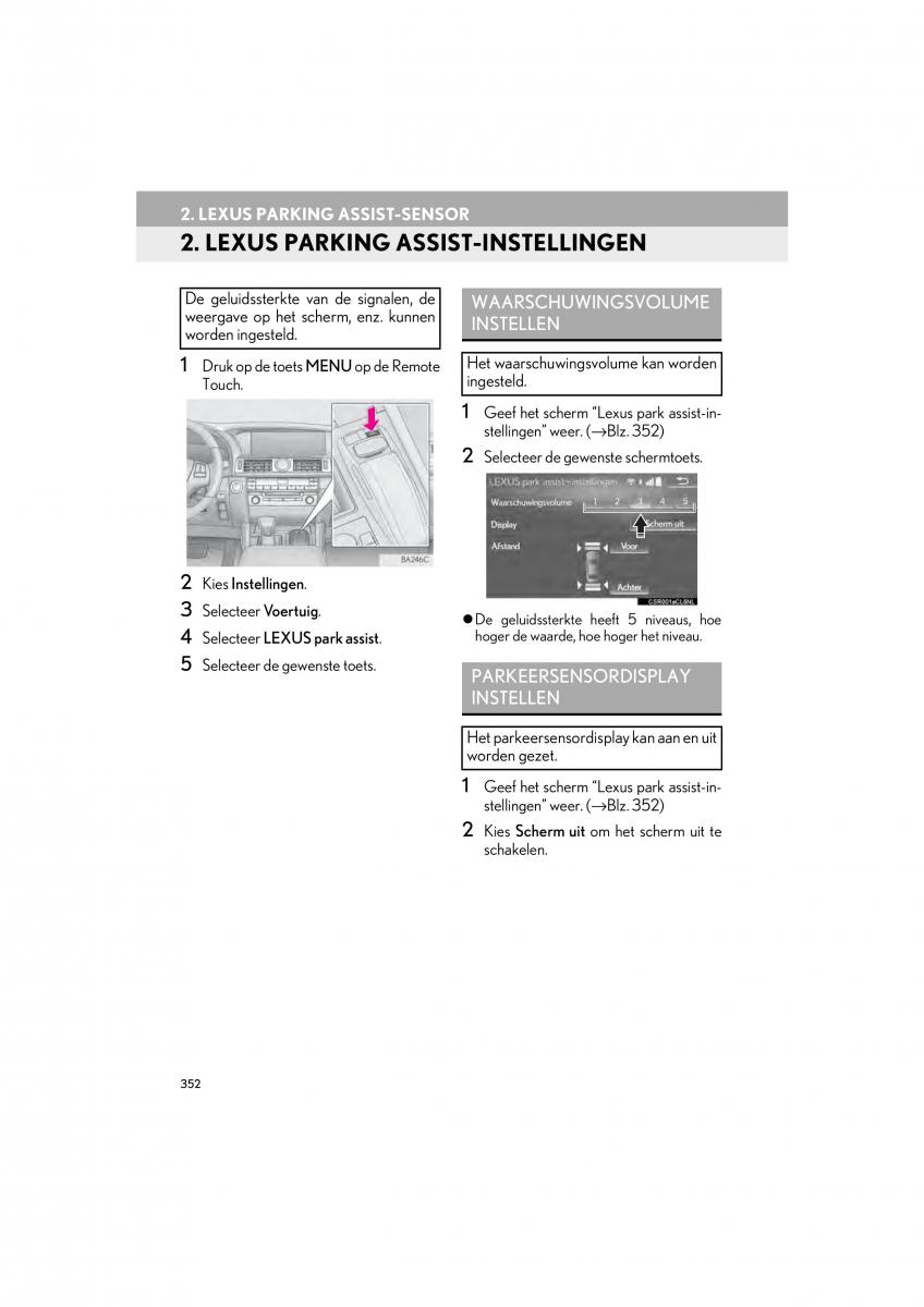 Lexus LS460 IV 4 handleiding / page 352