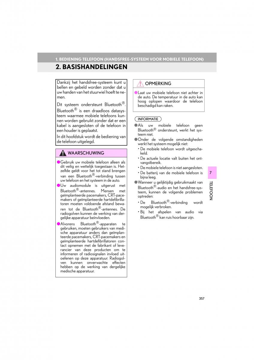 Lexus LS460 IV 4 handleiding / page 357