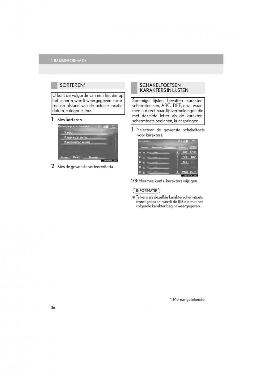 Lexus LS460 IV 4 handleiding / page 36