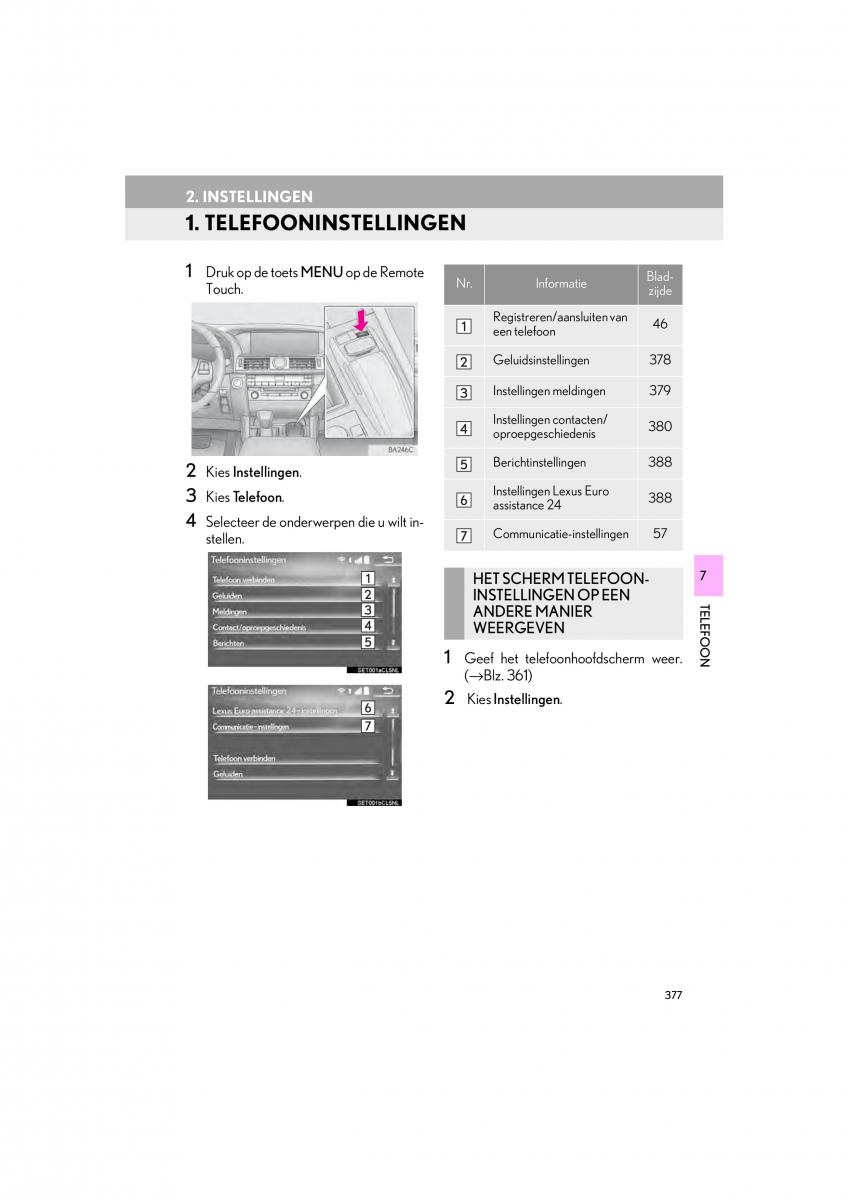 Lexus LS460 IV 4 handleiding / page 377