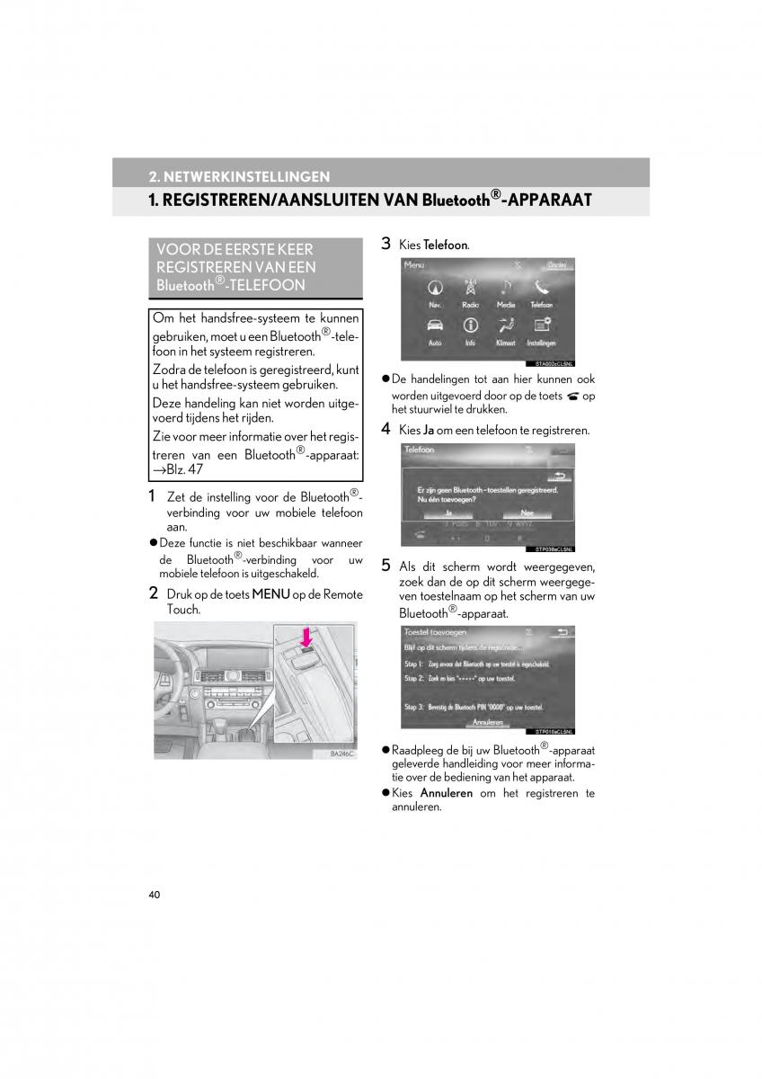 Lexus LS460 IV 4 handleiding / page 40