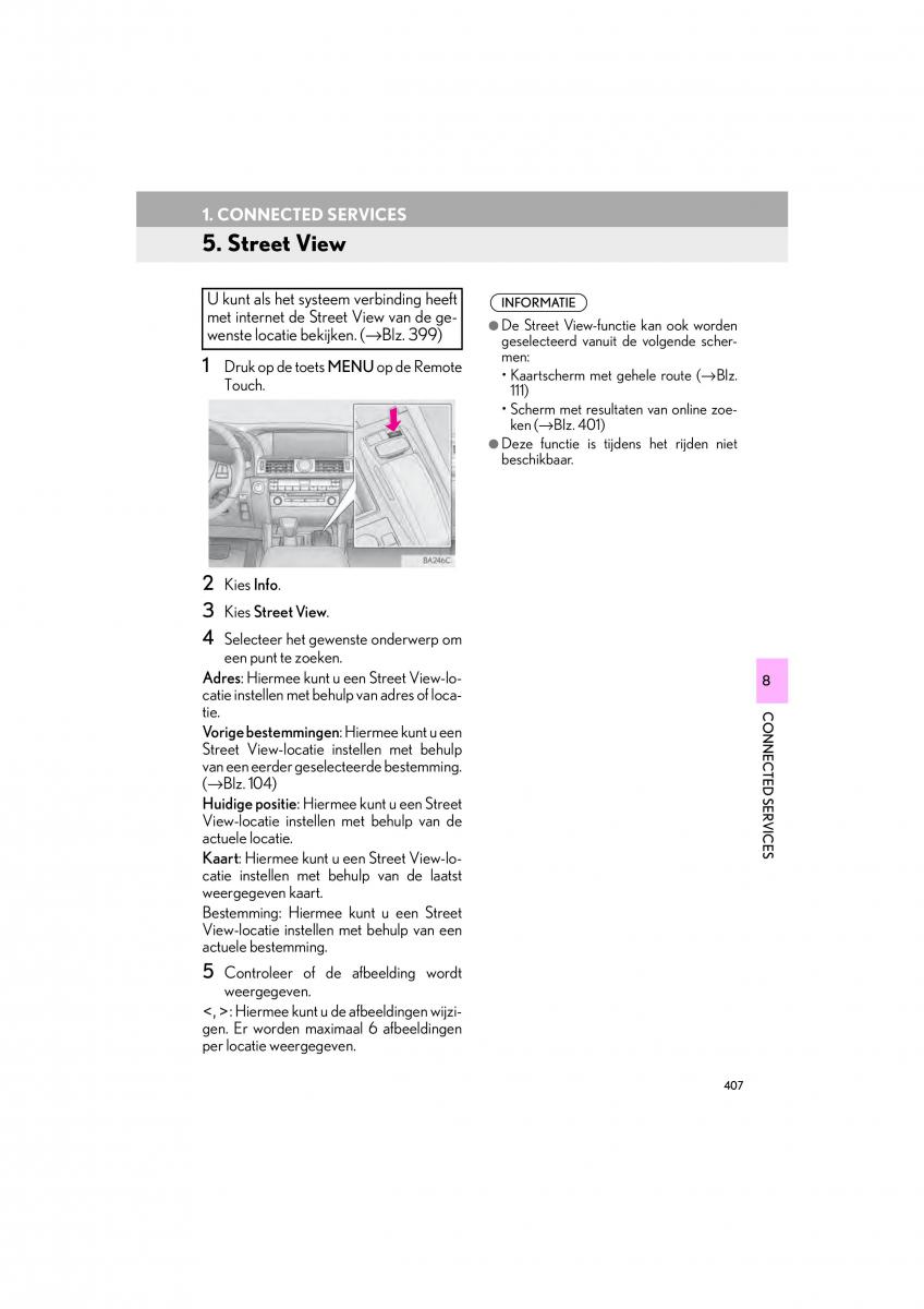 Lexus LS460 IV 4 handleiding / page 407