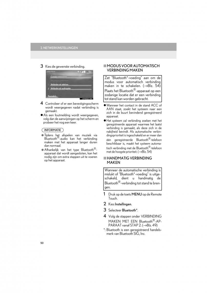 Lexus LS460 IV 4 handleiding / page 50