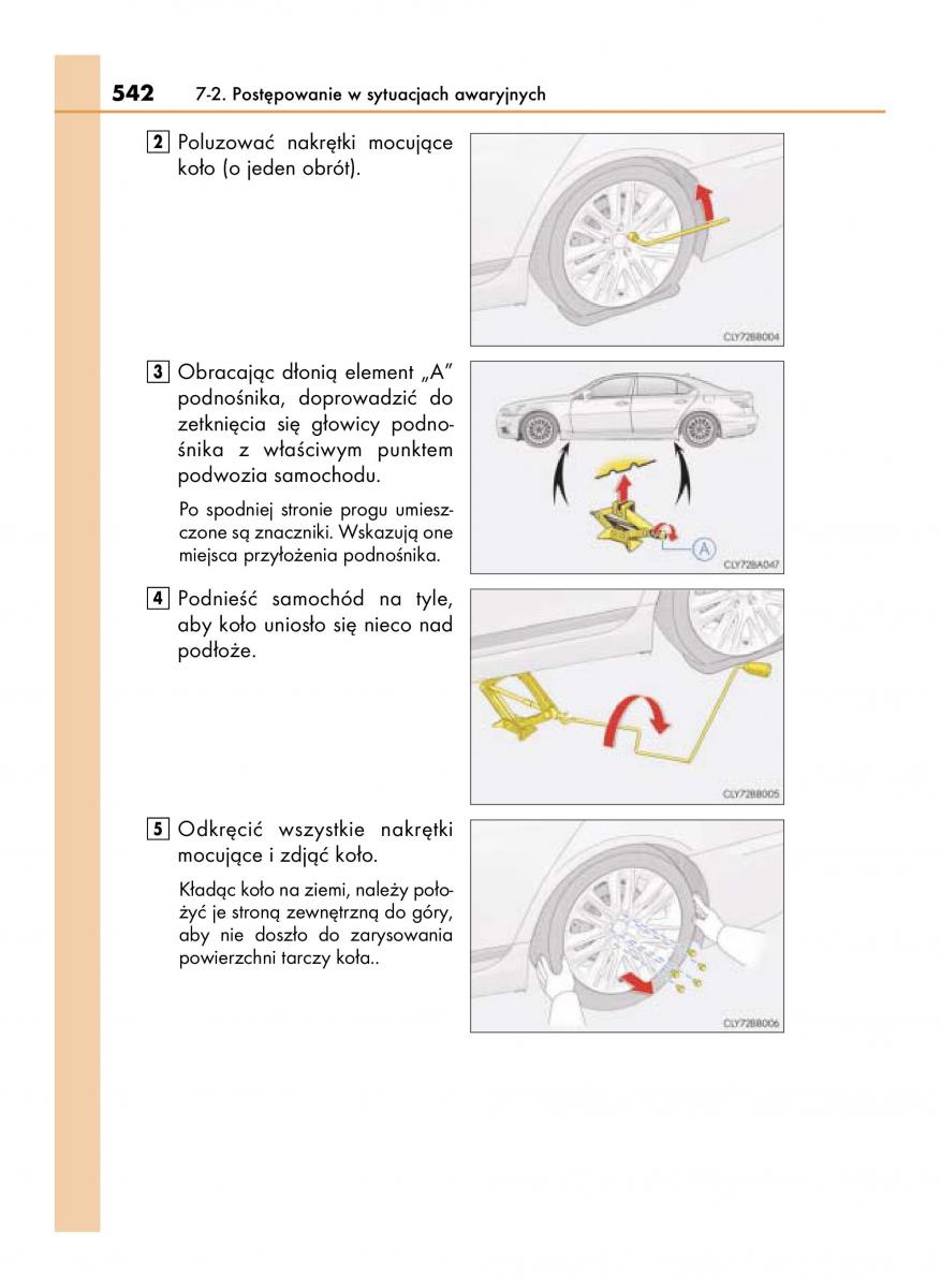 Lexus LS460 IV 4 instrukcja obslugi / page 542