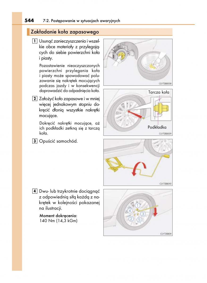 Lexus LS460 IV 4 instrukcja obslugi / page 544