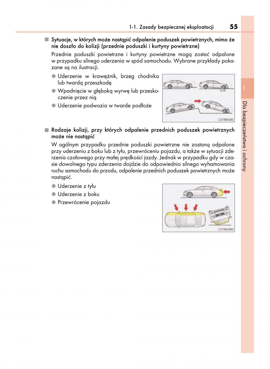 Lexus LS460 IV 4 instrukcja obslugi / page 55