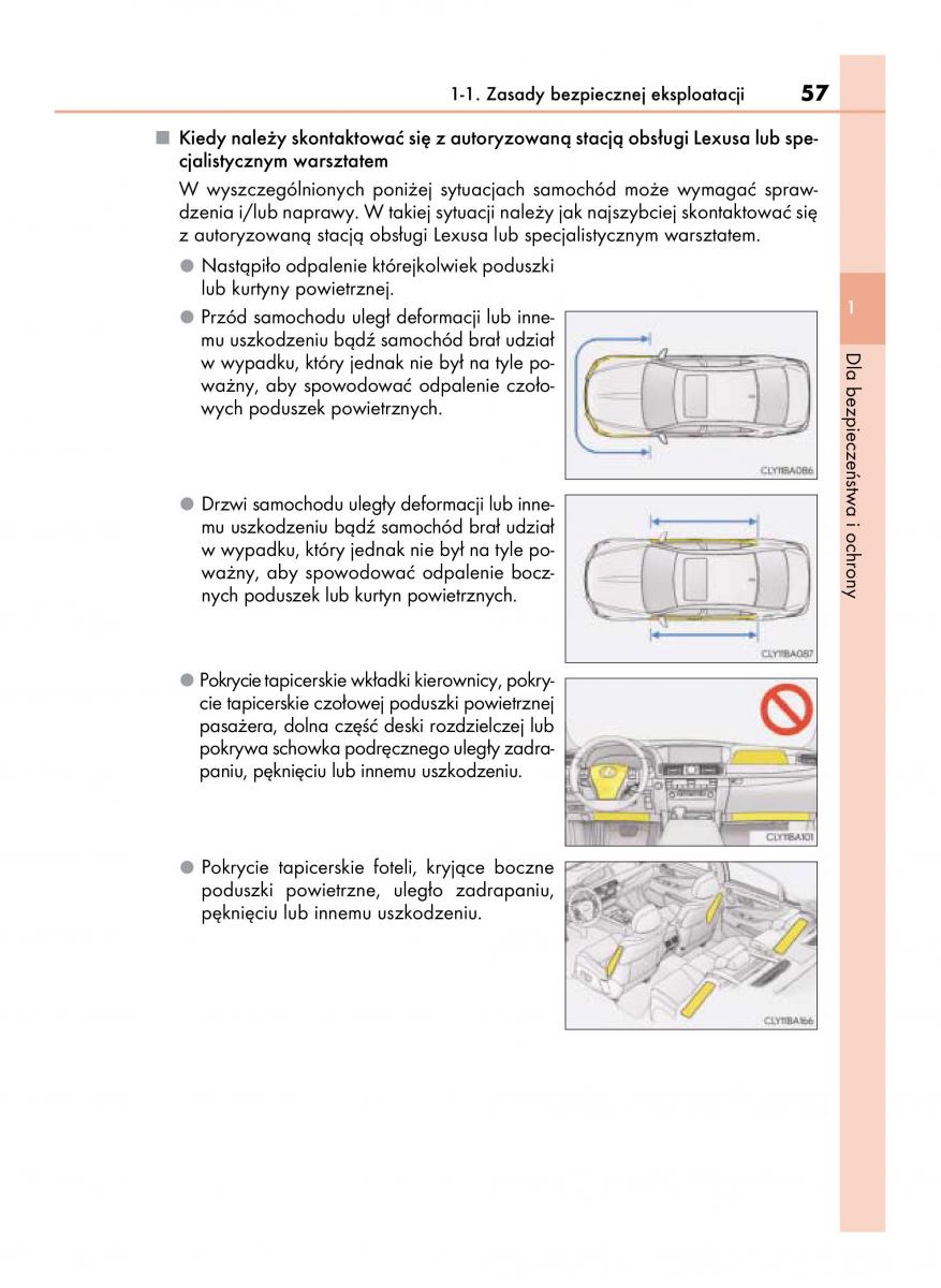 Lexus LS460 IV 4 instrukcja obslugi / page 57