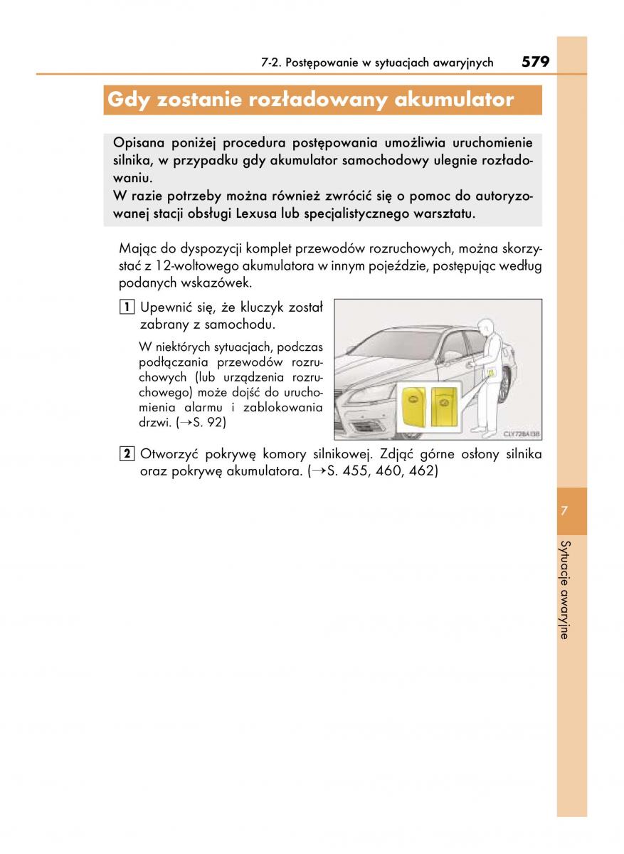 Lexus LS460 IV 4 instrukcja obslugi / page 579