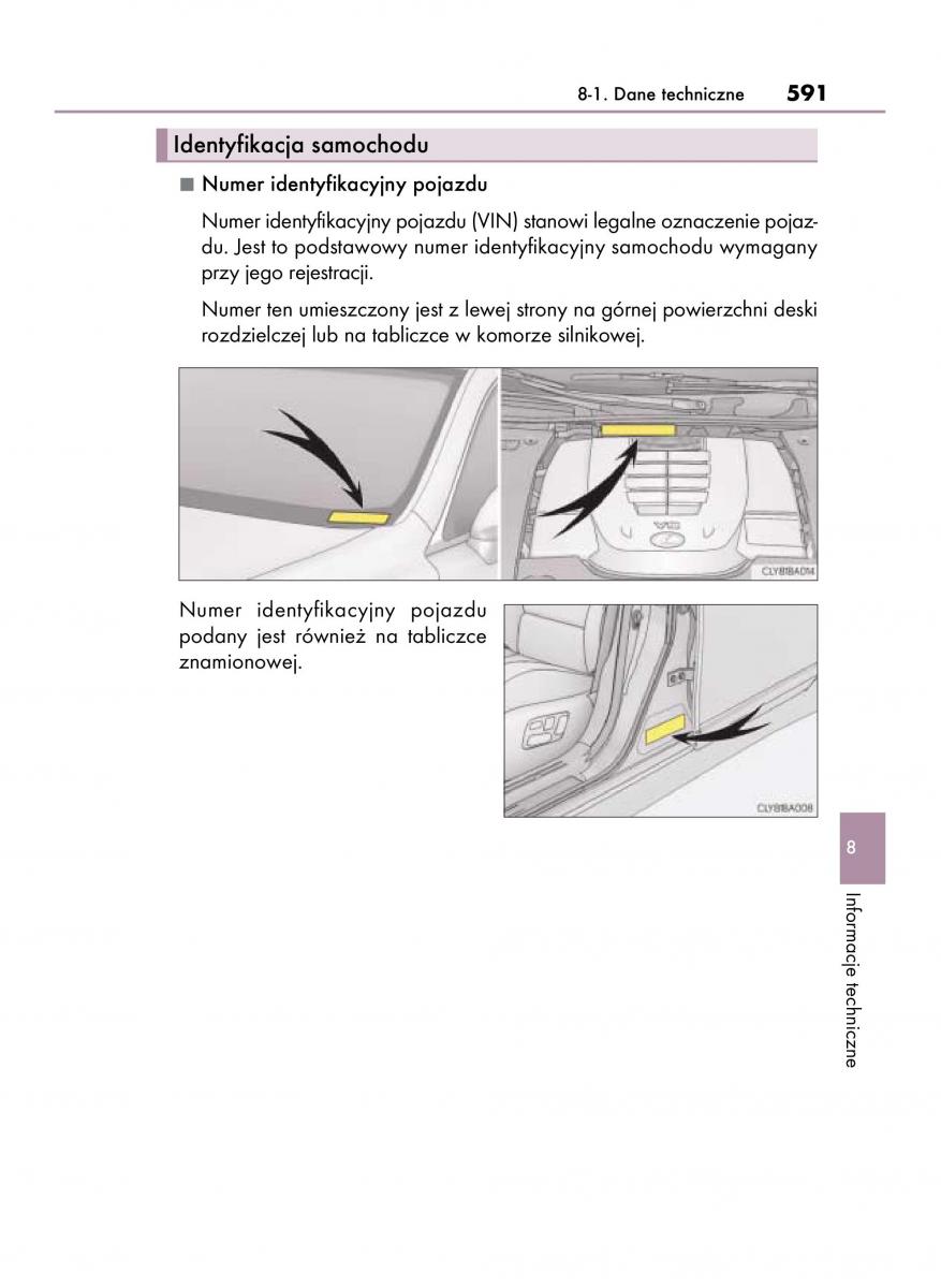 Lexus LS460 IV 4 instrukcja obslugi / page 591