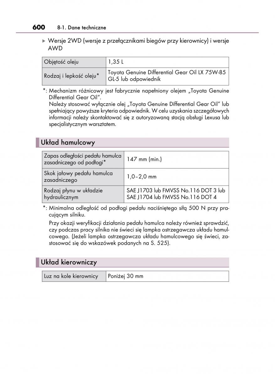 Lexus LS460 IV 4 instrukcja obslugi / page 600