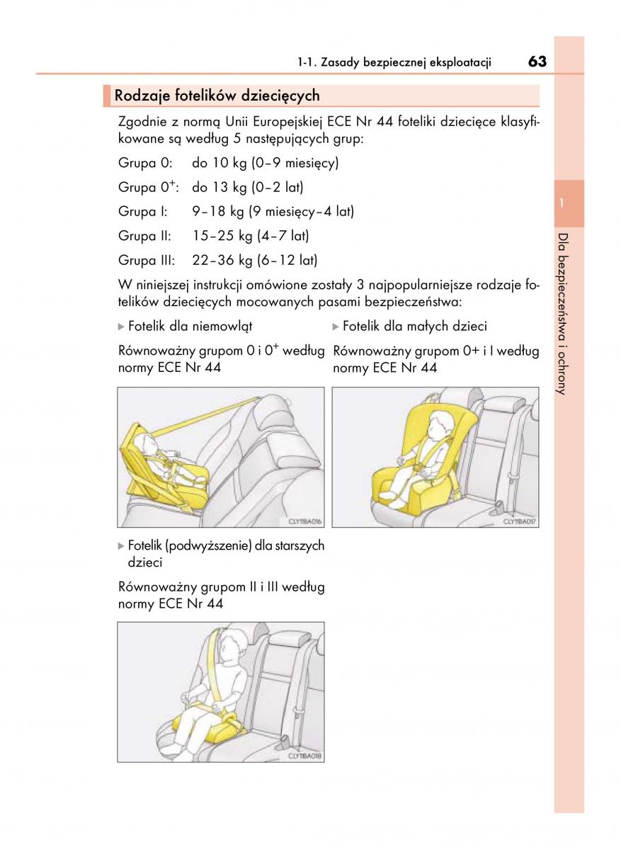 Lexus LS460 IV 4 instrukcja obslugi / page 63